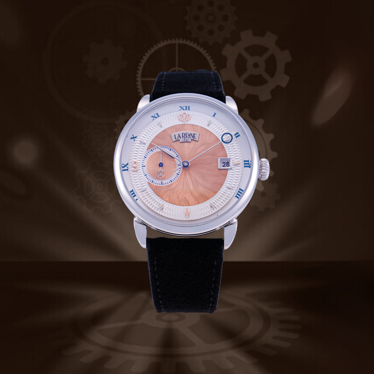 LA REINE Overture Of Time Rhythm | Swiss Guilloché Automatic Watch