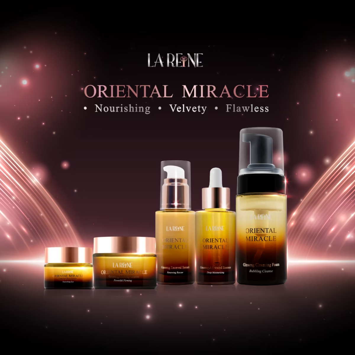 LA REINE Oriental Miracle Ginseng Cleansing Foam (100ml)